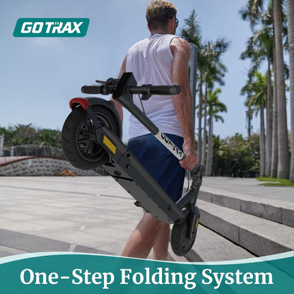 Adult Electric Scooter, 8.5 Inch Pneumatic Tires, Max Range 14/18 Miles, Max Speed 15.5/18 MPH, Powered by 300 Watt Motor, with Cruise Control Adult Folding Electric Scooter