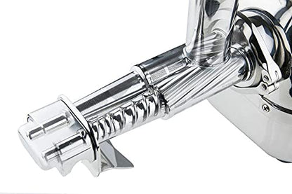 Angel Juicer AG 5500SFH Stainless Steel Electric Juice Extractor, SUS 304 Food Grade, 3HP Grinding Force, Dual Gear Technology, 10 Year Warranty: Home & Kitchen