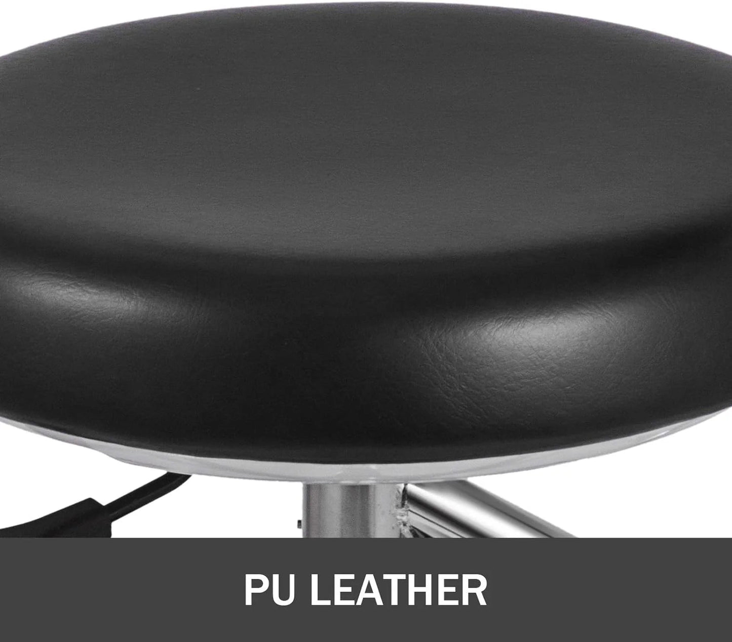 Medical Dental Stool Dentist Chair with 360 Degree Rotation Armrest PU Leather Assistant Stool Chair Height Adjustable Doctor Chair