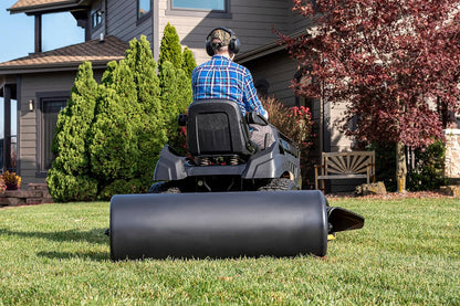 Agri-Fab 45-0604 18" x 48" Tow Behind Poly Lawn Roller 550 lbs Weight with Water, Poly Drum and Steel Frame, with Plug. Designed for Lawn and Garden Tractors
