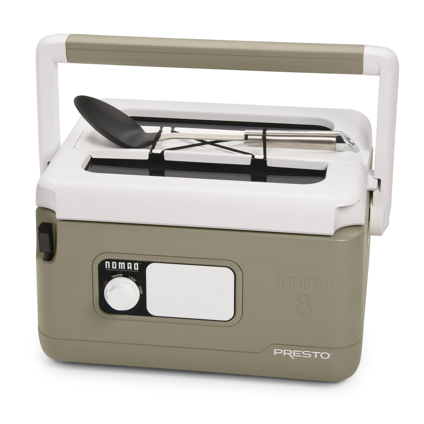 8-Quart Nomad Traveling Slow Cooker in Tan